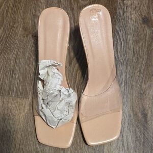 Elegant Nude Women's Mules